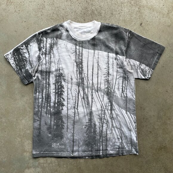 Casual Industrees Nature T-Shirt AOP Winter / Trees Men’s T-Shirt Size: L - Picture 1 of 7